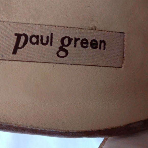 Paul Greene Women's Beige Peep-Toe Heels.5.5M - Picture 6 of 9